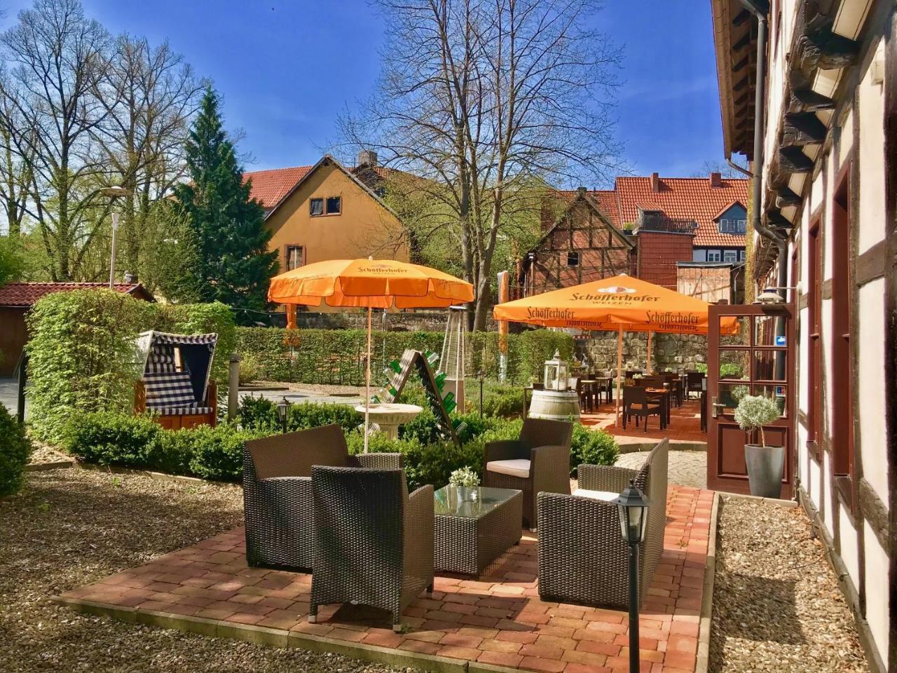 Halberstaedter Hof Hotel Halberstadt Exterior foto
